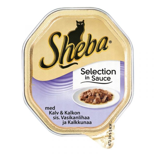 SHEBA SELECTION VASIKKA&KALKKUNA 85G