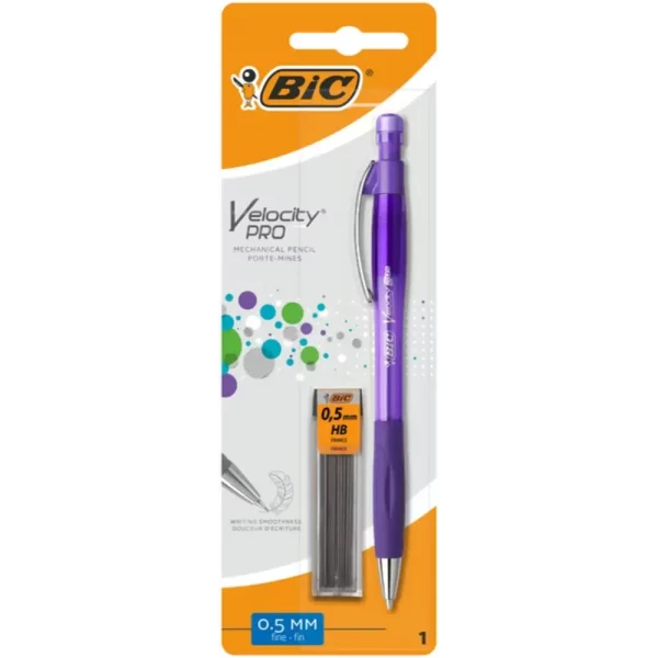 BIC VELOCITY PRO LYIJYTÄYTEKYNÄ 0.5 + LYIJYT