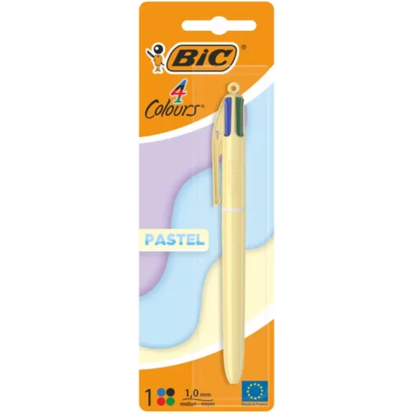 BIC 4 COLOUR PASTEL KUULAKYNÄ