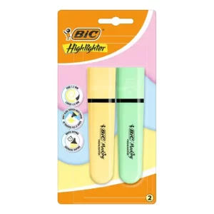 BIC HIGHLIGHTER KOROSTUSKYNÄ 2KPL