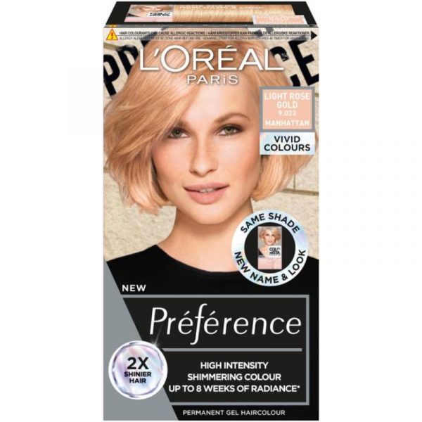 PRéFéRENCE VIVID COLOURS LIGHT ROSE GOLD HIUSVÄRI