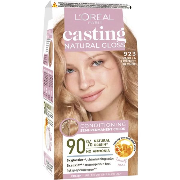 CASTING NATURAL GLOSS 923 LATTE LIGHT BLONDE KEVYTVÄRI