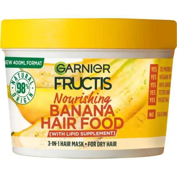 FRUCTIS 400ML HAIR FOOD BANANA HIUSNAAMIO