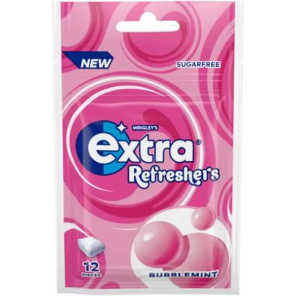 EXTRA REFRESHMENTS BUBBLEMINT 26G PURUKUMI