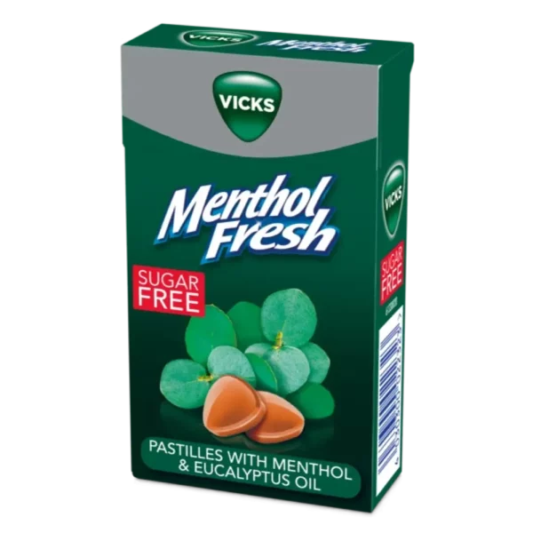 KURKKUPASTILLI VICKS MENTHOL FRESH 40G