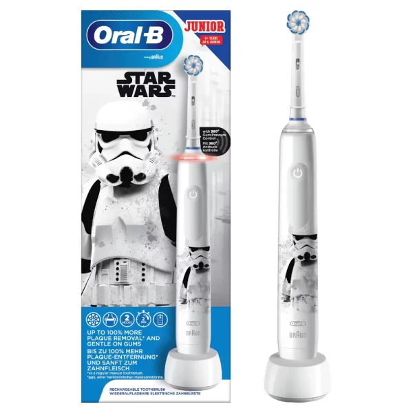 SÄHKÖHAMMASHARJA ORAL-B PRO3 JUNIOR STAR WARS