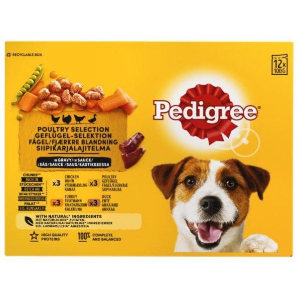 PEDIGREE 12X100G SIIPIKARJALAJITELMA