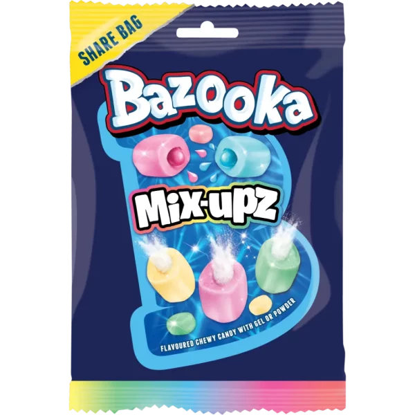 BAZOOKA MIX-UPZ HEDELMÄTOFFEE 120G