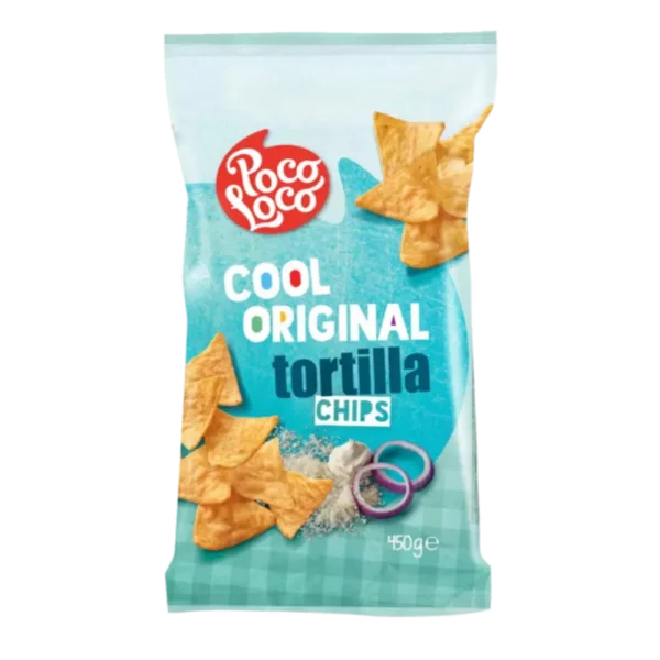 POCO LOCO TORTILLA CHIPS COOLSALTED 450G