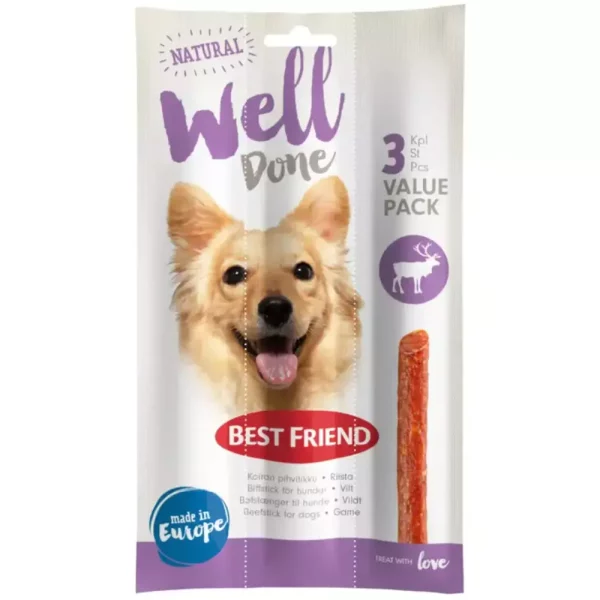 BEST FRIEND WELLDONE PIHVITIKKU RIISTA 3-PACK 45G