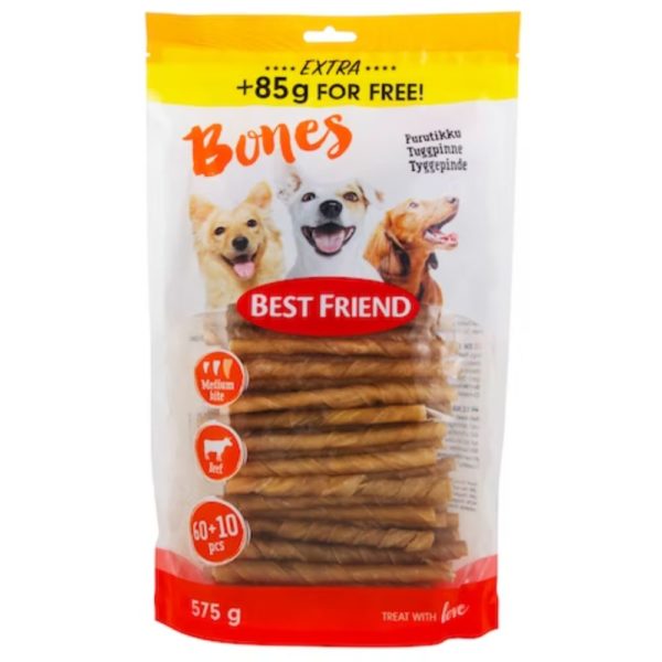 BF BONES NATURAL PURUTIKKU 12CM 70KPL 57