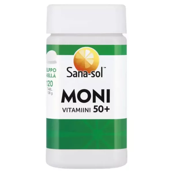 SANASOL MONIVITAMIINI TABLETTI 50+