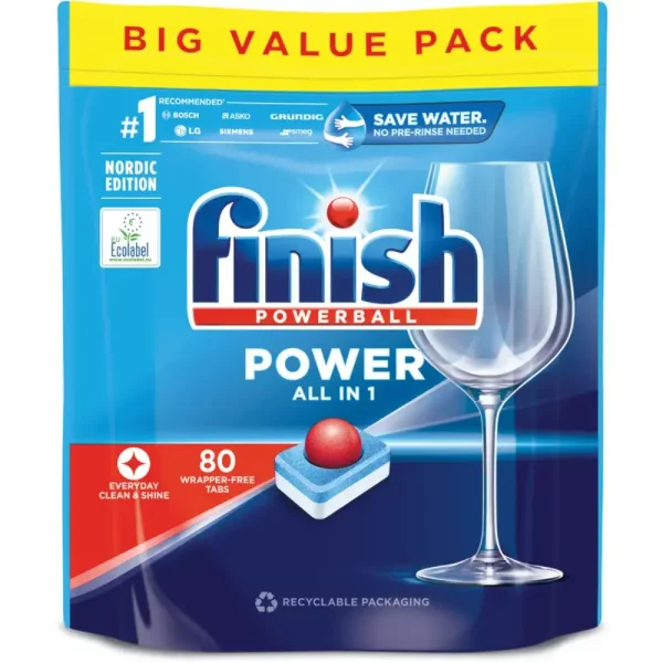 FINISH KONETISKITABLETTI 80KPL POWER ALL-IN-1