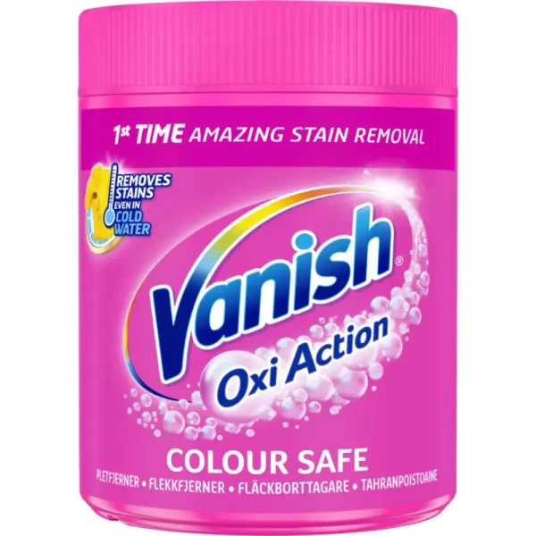 VANISH TAHRANPOISTOJAUHE 500 G PINK KIRJOPYYKILLE