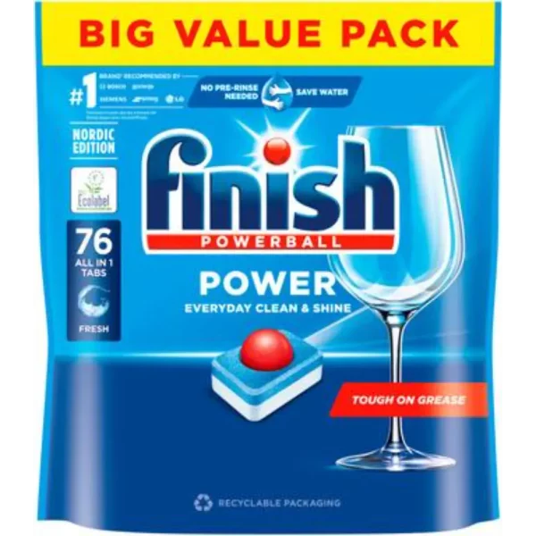 FINISH POWER ALL IN 1 KONETISKITABLETIT 76KPL