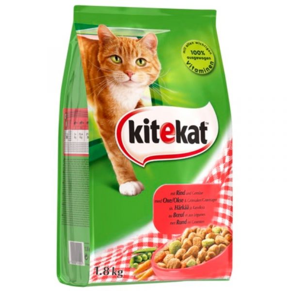 KISSANRUOKA KITEKAT 1,8KG HÄRKÄÄ JA KASVIKSIA