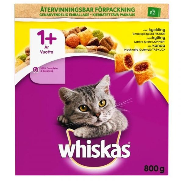 WHISKAS ADULT 1+ KANA 800g