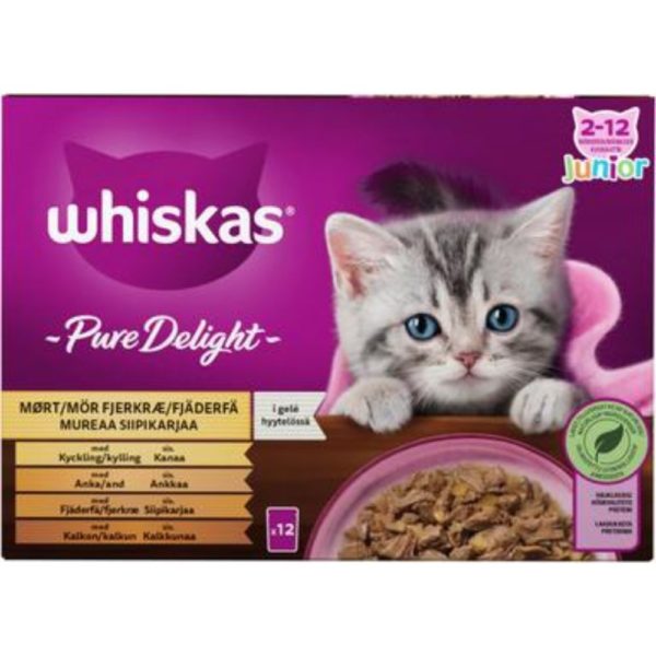 WHISKAS JUNIOR MUREAA SIIPIKARJAA 12X85