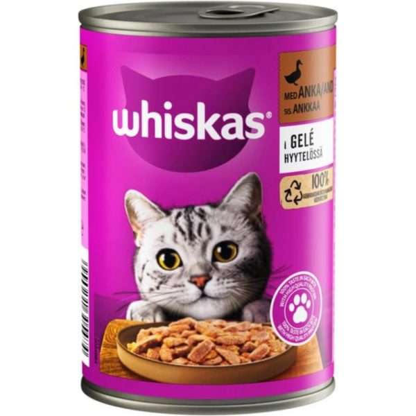 WHISKAS 400G ANKKAA HYYTELÖSSÄ