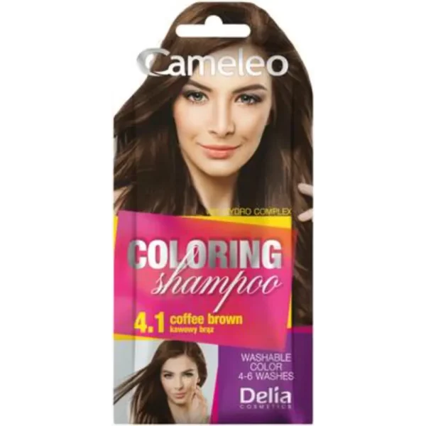 CAMELEO COLORING SHAMPOO 4.1 COFFEE BROWN