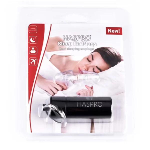 HASPRO SLEEP SILIKONIKORVATULPAT 1 PARI