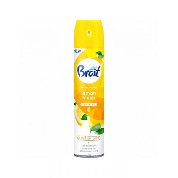 BRAIT ILMANRAIKASTIN 300ML LEMON