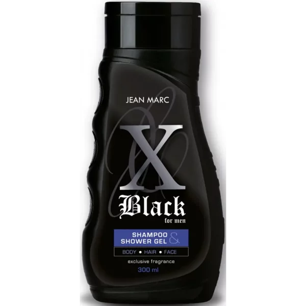 JEAN MARC X-BLACK SUIHKUGEELI & SHAMPOO 300ML