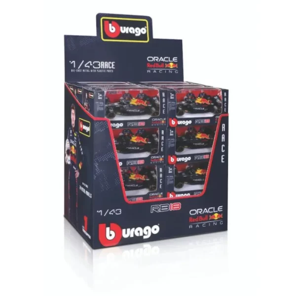 BBURAGO 1:43 ORACLE RED BULL RACING RB18 FORMULA AUTO