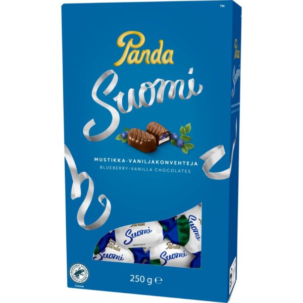 PANDA SUOMI MUSTIKKAKONVEHTI 250G