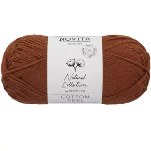 NOVITA LANKA COTTON FEEL 50G 611 MAUSTE