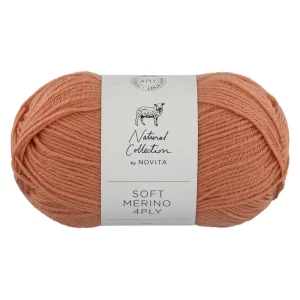 NOVITA LANKA SOFT MERINO PERSIKKA 50G 617