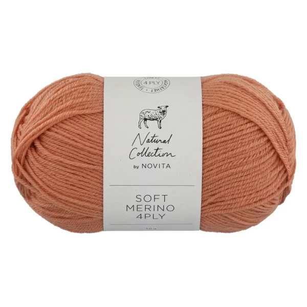 NOVITA LANKA SOFT MERINO PERSIKKA 50G 617