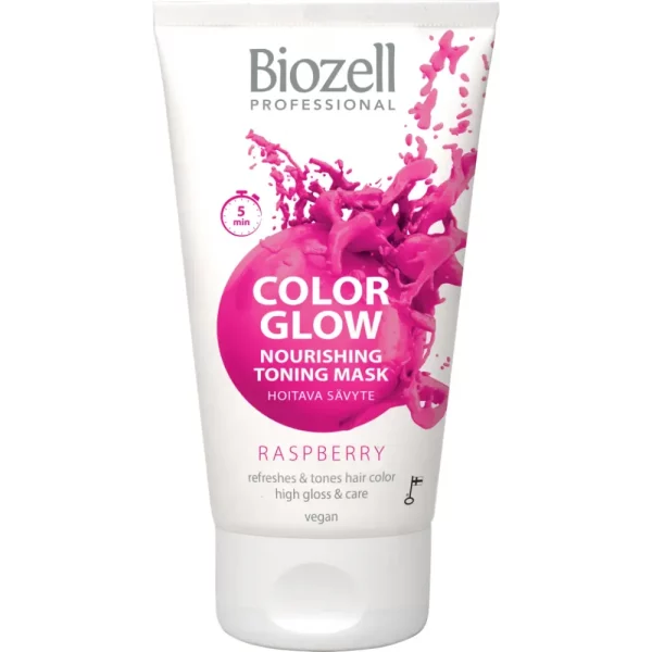 BIOZELL COLOR GLOW RASPERRY SÄVYTENAAMIO 150ML