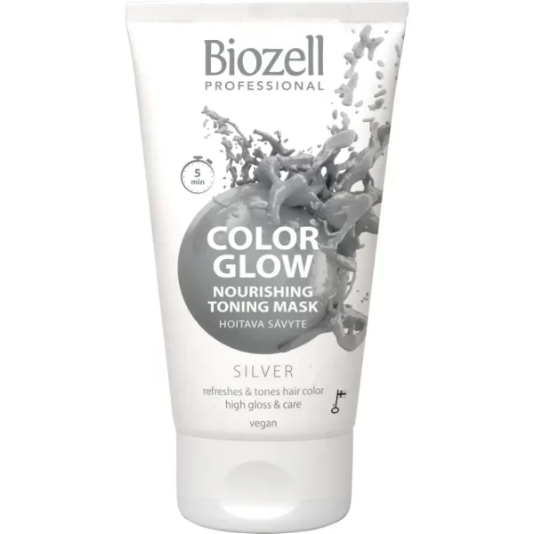 BIOZELL COLOR GLOW SILVER SÄVYTENAAMIO 150ML