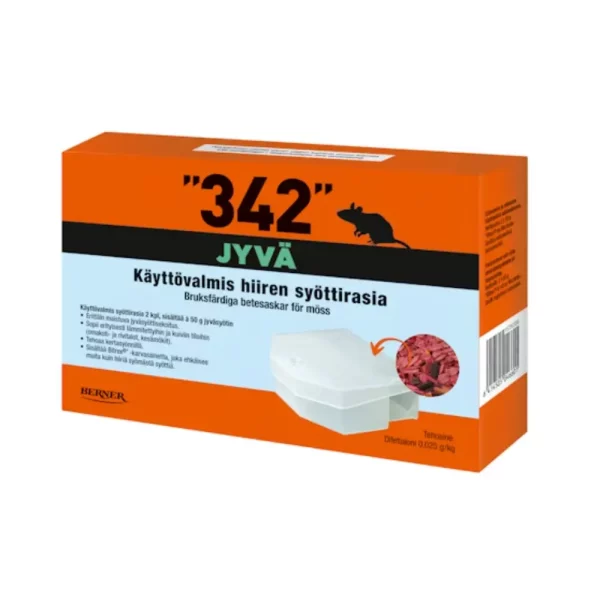 342 HIIRENMYRKKY SYÖTTIRASIA 2KPL A50G JYVÄSYÖTTI