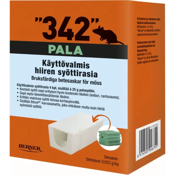 SYÖTTIRASIA 4KPL, A25G PALASYÖTTI