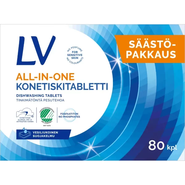 LV 80 KPL ALL-IN-ONE KONETISKITABLETTI