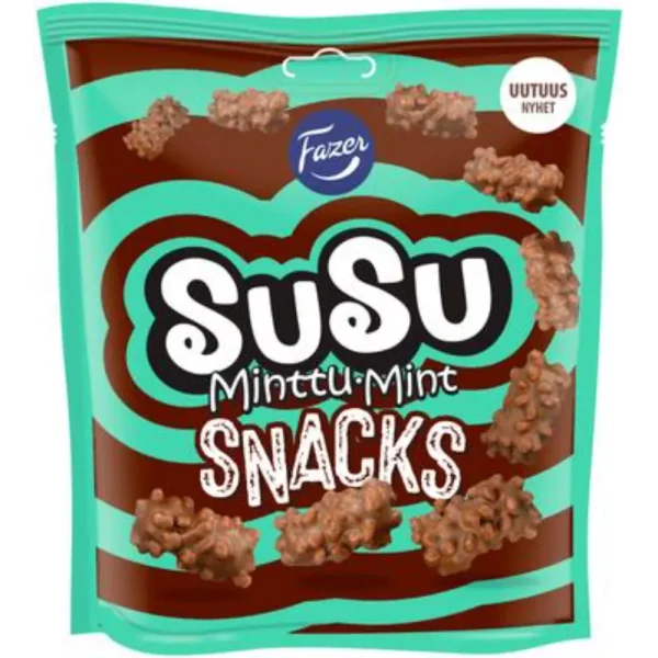 FAZER SUSU SNACKS MINTTU 160G KARKKIPUSSI