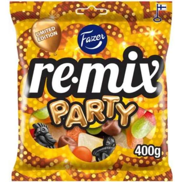 FAZER REMIX PARTY MIX KARKKIPUSSI 400G