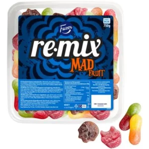 FAZER REMIX MAD FRUIT MIX 750G IRTOKARKKILAATIKKO