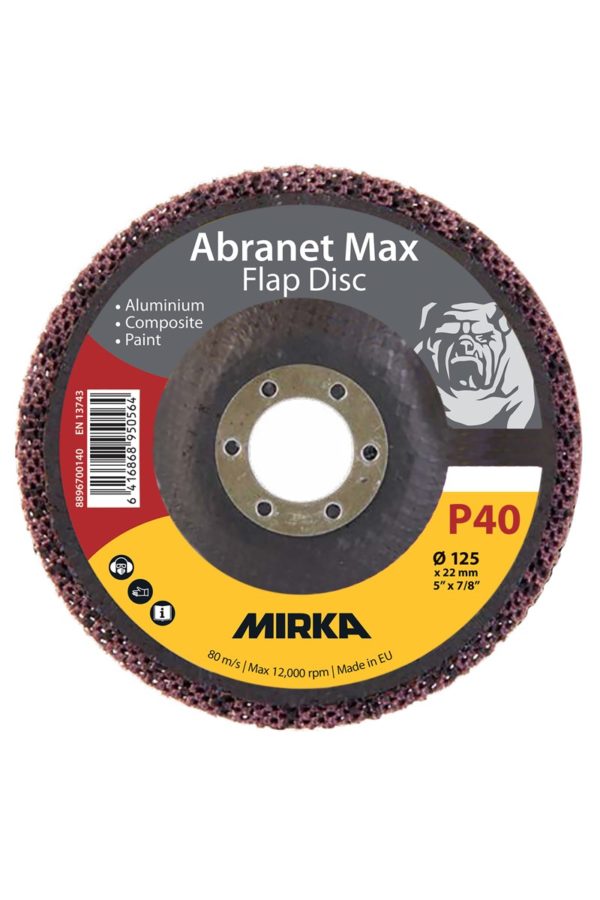 ABRANET MAX LAMELLILAIKKA 125MM K40