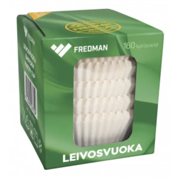 FREDMAN LEIVOSVUOKA 160KPL VALKOINEN