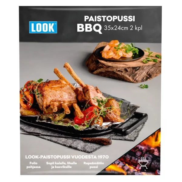 LOOK BBQ PAISTOPUSSIT 24X35MM 2PS