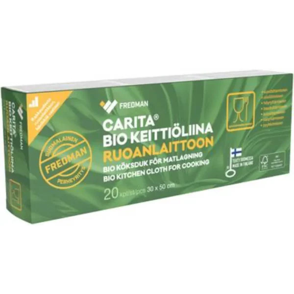 FREDMAN CARITA BIO KEITTIÖLIINA 30X50CM 20KPL