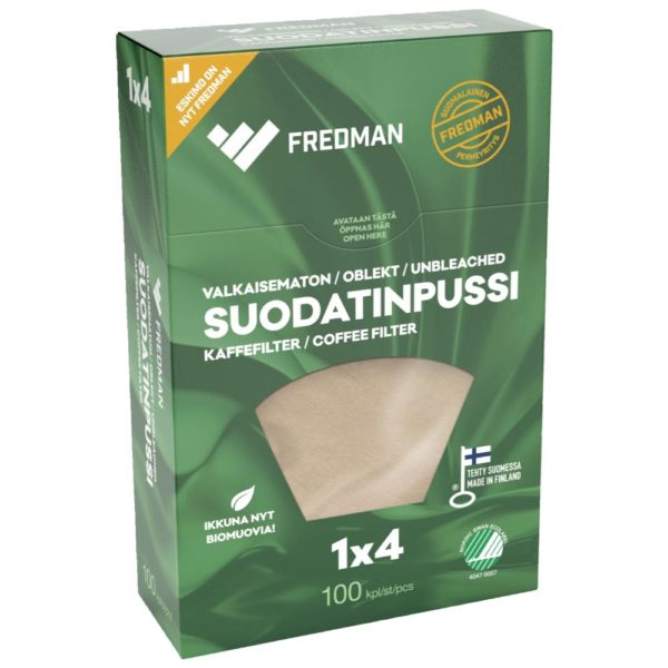 FREDMAN SUODATINPUSSI NO4 VTON 100KPL