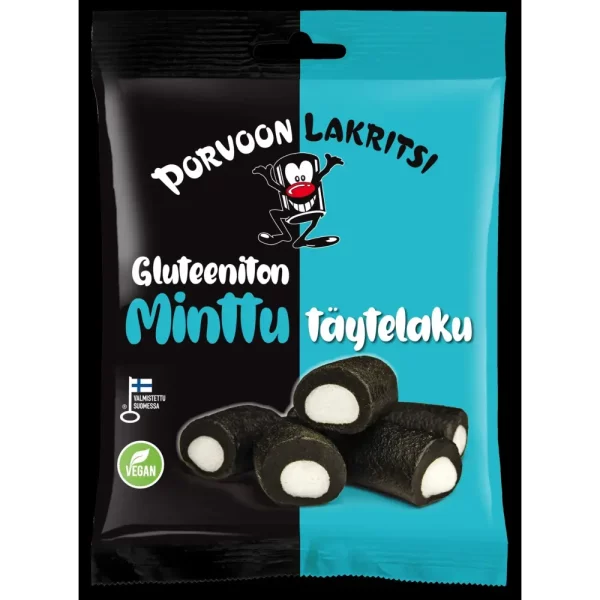 PORVOON LAKRITSI GLUTEENITON MINTTULAKU 150G