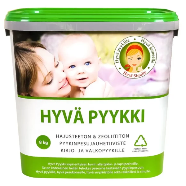 HYVÄ PYYKKI PYYKINPESUJAUHE 8KG