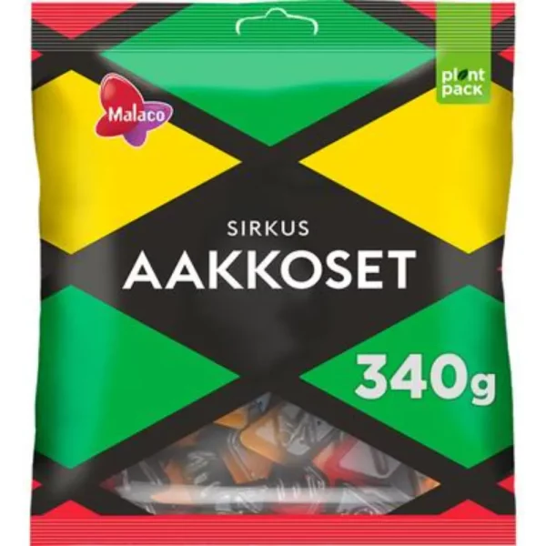 MALACO SIRKUS AAKKOSET 340 G KARKKIPUSSI