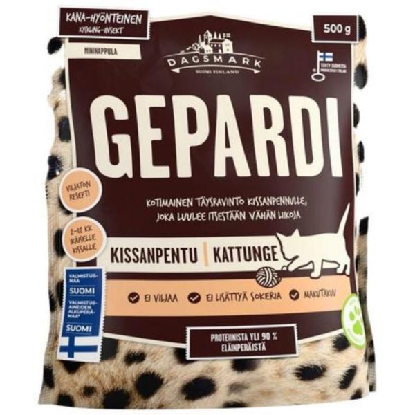 DAGSMARK GEPARDI 500G KISSANPENNUILLE