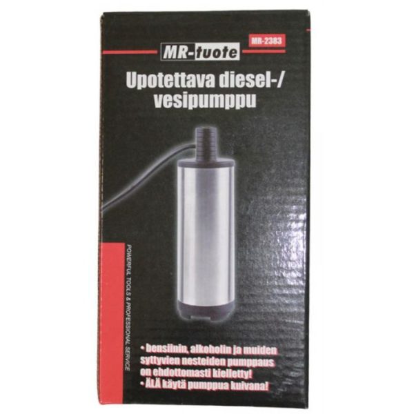 UPOTETTAVA DIESEL/VESIPUMPPU